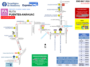ExpresoTec, PrepaTec EGS Ruta Puentes - Anáhuac